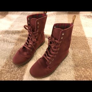Dr. Martens Shoes - Size 5UK canvas dr.martens burgundy Dr. Martens Shoes - Size 5UK canvas dr.martens burgundy